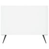 vidaXL Soffbord vit högglans 102x50x40 cm konstruerat trä
