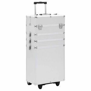 vidaXL Sminkl&aring;da aluminium silver