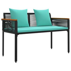 vidaXL Utomhusb&auml;nk 2 -Seater 117 x 54 x 74.5 cm konstrotting