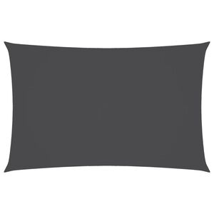 vidaXL Solsegel oxfordtyg rektangul&auml;rt 2,5x5 m antracit