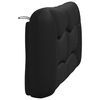 vidaXL Headboard Cushion "Hvar" Black 140 cm Faux Leather