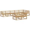 vidaXL Utomhussoffset 8 pcs Vit 404 x 166,5 x 73 cm Massivt Akaciatr&auml;