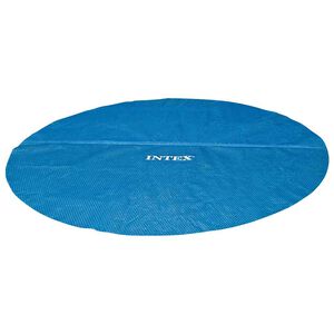 Intex Pool&ouml;verdrag solenergi bl&aring; 206 cm polyeten