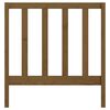 vidaXL S&auml;nggavel honungsbrun 106x4x100 cm massiv furu