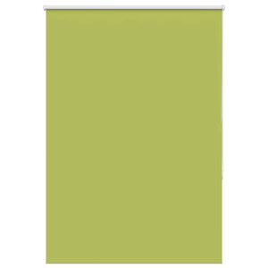 vidaXL Rullgardin m&ouml;rkl&auml;ggning blad gr&ouml;n 110x130 cm tygbredd 105,7 cm