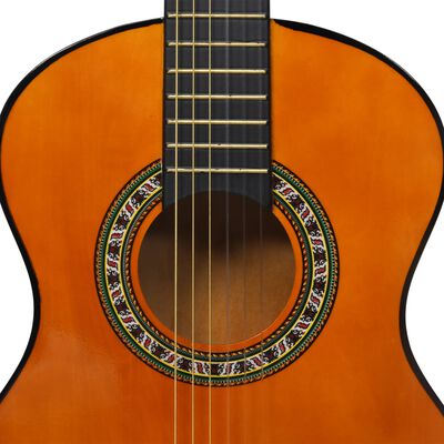 vidaXL Gitarr för nybörjare och barn med fodral klassisk 1/2 34"