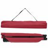 vidaXL F&auml;llbar Camping S&auml;ng 2 pcs R&ouml;d 210 x 80 x 46 cm Oxford tyg