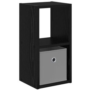 vidaXL S&auml;ngbord med l&aring;da Svart Ek 25,5 x 22 x 49,5 cm Konstruerat tr&auml;