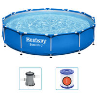 Bestway Pool med ram Steel Pro 366x76 cm