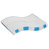 vidaXL Pocketres&aring;rmadrass medium fast 200x200 cm