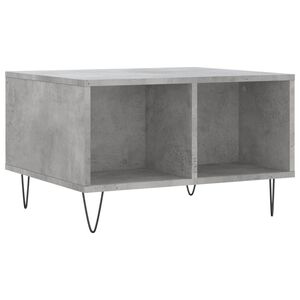 vidaXL Soffbord betonggr&aring; 60x50x36,5 cm konstruerat tr&auml;