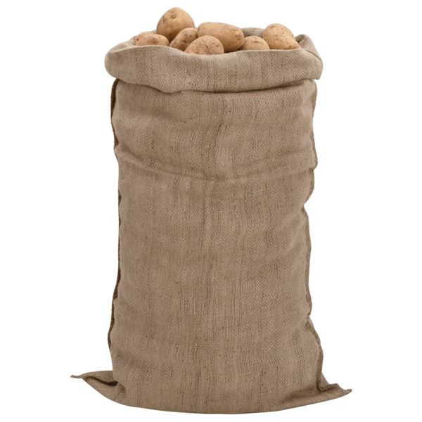 vidaXL Jutesäckar 30 st 65x135 cm 100% jute 340 gsm