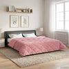 vidaXL Sommar Duvet Rosa 200 x 240 cm Mikrofiber och Teddyfleece