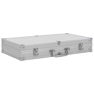 vidaXL Pistolv&auml;ska aluminium ABS silver