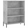vidaXL Bokhylla betonggr&aring; 69,5x32,5x90 cm konstruerat tr&auml;