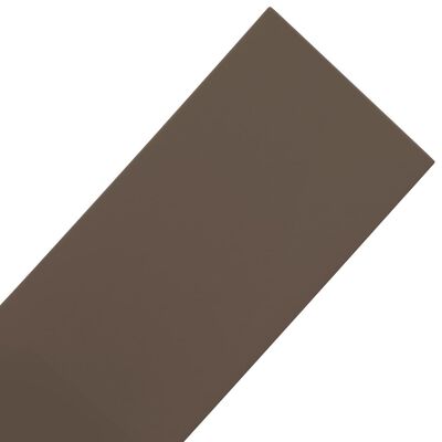 vidaXL Rabattkant brun 10 m 15 cm polyeten