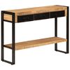 vidaXL Konsolbord 110x30x76 cm massivt mangotr&auml;