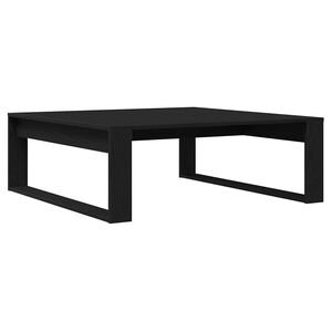 vidaXL Kaffeebord Svart Ek 100 x 100 x 35 cm Konstruerat tr&auml;