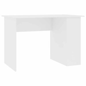 vidaXL Skrivbord vit 110x60x73 cm konstruerat tr&auml;