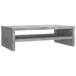 vidaXL Sk&auml;rmst&auml;ll betonggr&aring; 42x24x13 cm konstruerat tr&auml;