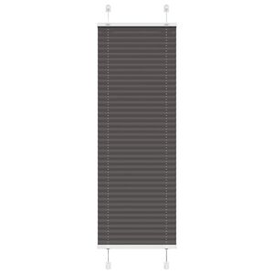 vidaXL Plisserad persienn svart 40x100cm tyg bredd 39,4cm polyester