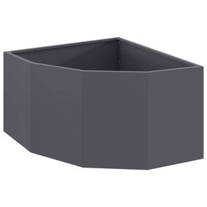 vidaXL H&ouml;rnst&auml;llning Antracit 60 x 60 x 35 cm St&aring;l
