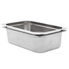 vidaXL Gastronormkantiner 2 st GN 1/1 150 mm rostfritt st&aring;l
