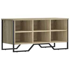 vidaXL Skohylla sonoma-ek 90x38x45,5 cm konstruerat tr&auml;