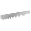 vidaXL Kant f&ouml;r gr&auml;smatta 10 pcs 103 x 15 cm metall Silver