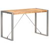 vidaXL Matbord 120x60x75 cm massivt grovt mangotr&auml;