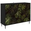 vidaXL Sideboard ELBURG Svart ek 102 x 33 x 76 cm Konstruerat tr&auml;