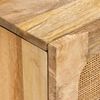 vidaXL Sideboard med lagring Brun 80 x 33 x 75 cm Massivt mangotr&auml;