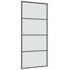 vidaXL Skjutd&ouml;rr med beslagset ESG glas och aluminium 90x205 cm