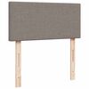 vidaXL Ottoman s&auml;ngram med madrass taupe 80x200 cm tyg