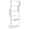 vidaXL Ladugårdsdörr 80x208 cm massiv furu