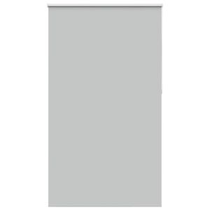 vidaXL Rullgardin m&ouml;rkl&auml;ggning ljusgr&aring; 130x210 cm tyg bredd 126,6 cm