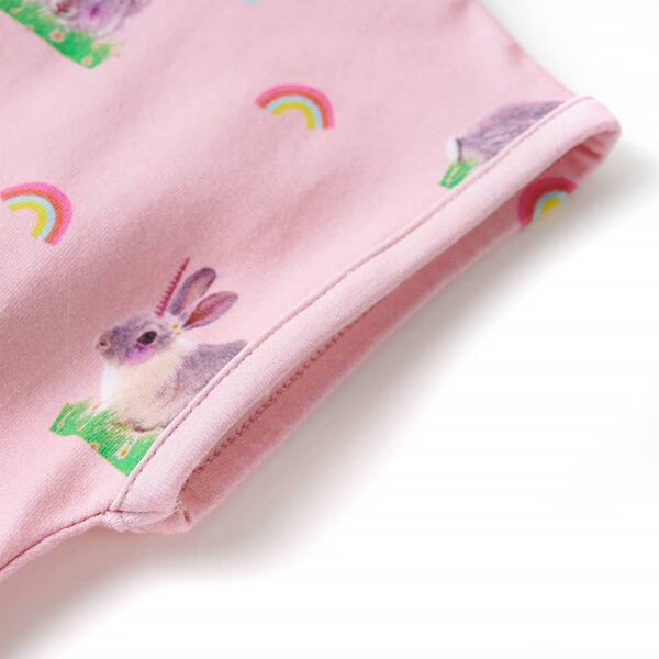 Barnklänning ljusrosa 128