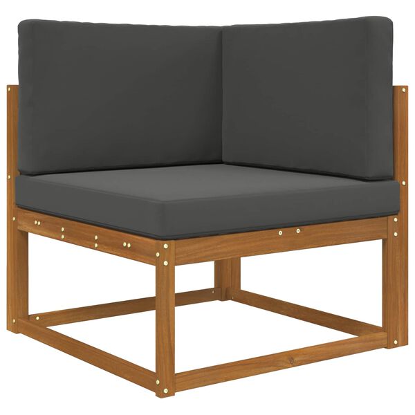 vidaXL Utomhus Soffa Kudde 3 pcs Antracit Polyester