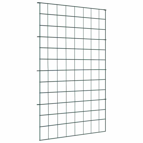 vidaXL Dammskydd Set 8 pcs Grön 50 x 80 cm Stål