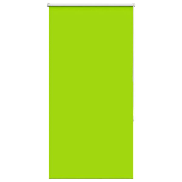 vidaXL Rullgardin m&ouml;rkl&auml;ggning blad gr&ouml;n 85x175 cm tyg bredd 80,7 cm