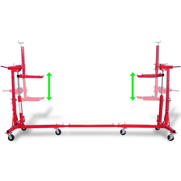 vidaXL Karossnurra r&ouml;d