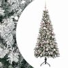 vidaXL Konstgjord julgran med julkulor 120 cm 150 LED-lampor Varmvit