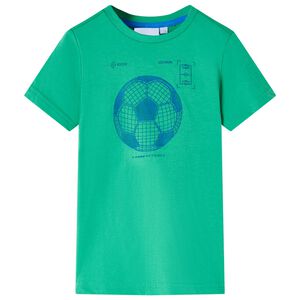 vidaXL T-shirt f&ouml;r barn gr&ouml;n 104