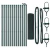 vidaXL St&auml;ngselstolpe Gr&ouml;n 25 x 0,5 m (12 x 12 mm n&auml;t) St&aring;l