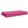 vidaXL Sittkudde SOEST 100% Polyester Rosa 120 x 80 x 15 cm