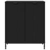 vidaXL Sideboard Svart 69,5 x 33 x 82 cm Konstruerat tr&auml;