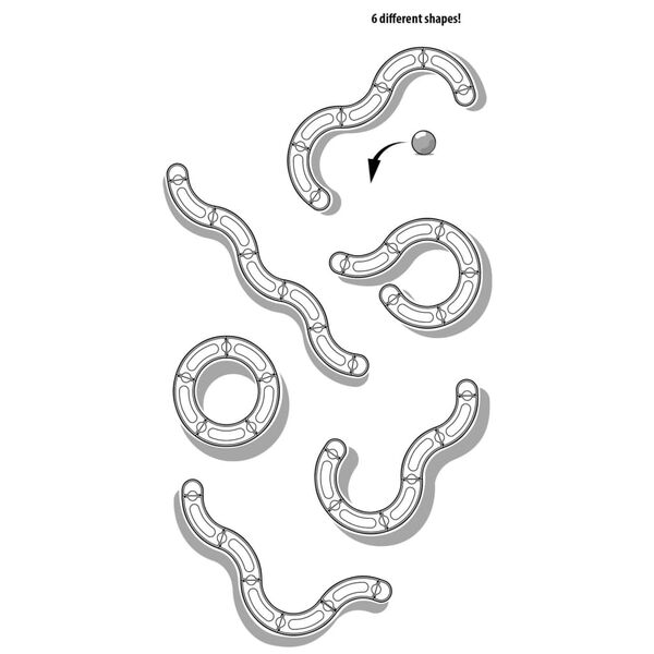 FLAMINGO Kattleksak tunnel Moggy 39x39x7,7 cm