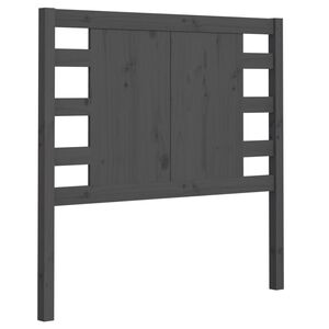 vidaXL S&auml;nggavel gr&aring; 96x4x100 cm massiv furu