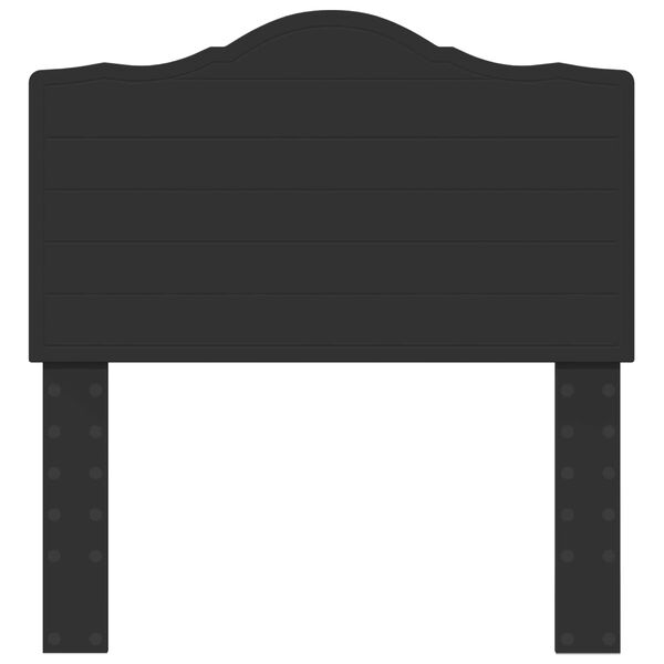 vidaXL Huvudgavel Svart Ek 75 cm Konstruerat tr&auml;