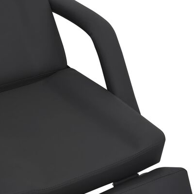 vidaXL Behandlingsstol konstläder svart 180x62x78 cm